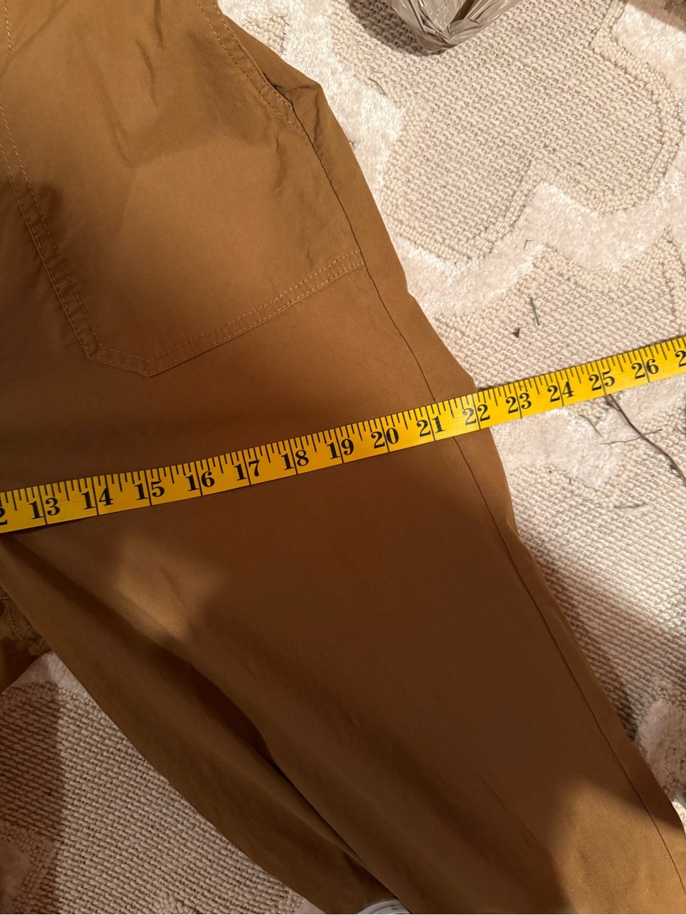 Matilda Jane stretch crop pants, brown, size 12, EUC - Picture 7 of 7